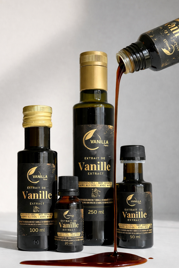 Alcohol-Free Vanilla Extract – 2-Fold (Honey Based)